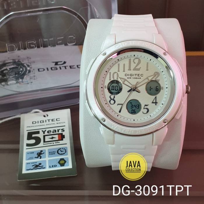 Jual Jam Tangan Wanita Digitec 3091 Dual Time Original Jakarta Pusat