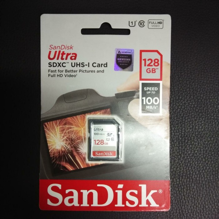 Jual Sandisk Ultra SD Card 128GB 100mb/s Memory Card