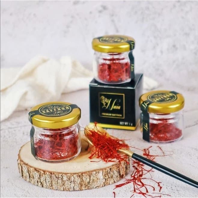 Jual Naia Saffron Iran 0,5gr, Original, Super Negin, Grade