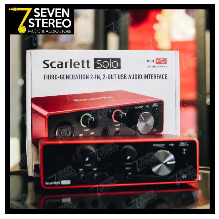 Jual Focusrite Scarlett Solo 3rd Gen Audio Interface