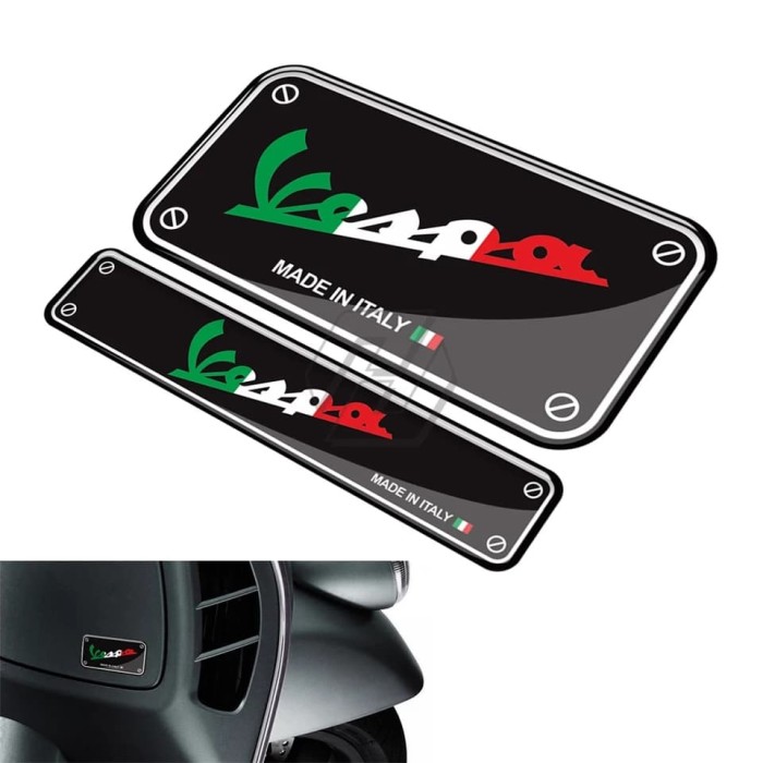 3D Motorcycle Decal MID Panel Logo for PIAGGIO VESPA GTS GTV LX LXV 125 250 300 Ie Super