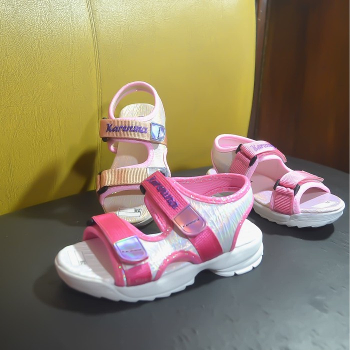 Jual Sepatu  Sandal  Anak Perempuan Pink Cream Lokal  SSP11 