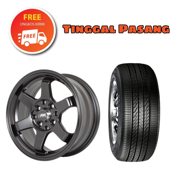 Jual Velg Racing Mobil Ring 15 DOCKLAND HSR Wheel Plus Ban 185/60 R15 - Jakarta Utara - Vip ...