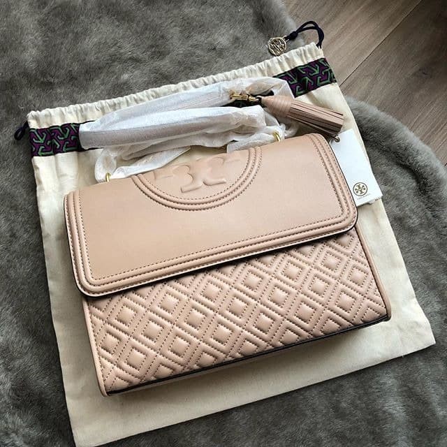 tory burch fleming new mink