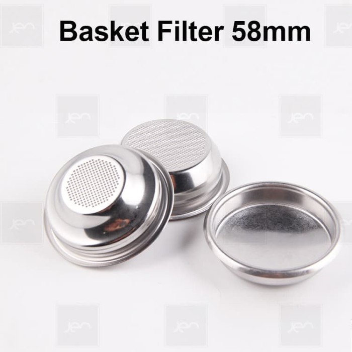 Jual Portafilter Basket 58mm Single, Double & Backflush Blind Filter 2 Jakarta Barat Mulia