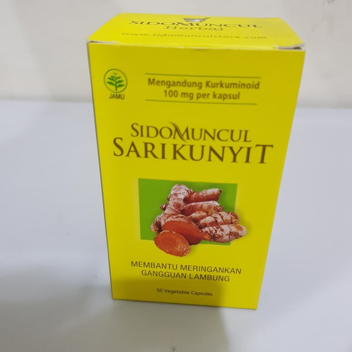 Foto Produk sari kunyit sido muncul 50 kapsul dari jaya medika 168