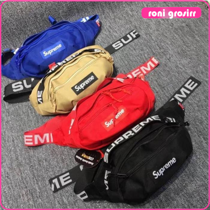 harga supreme ss18 waist bag