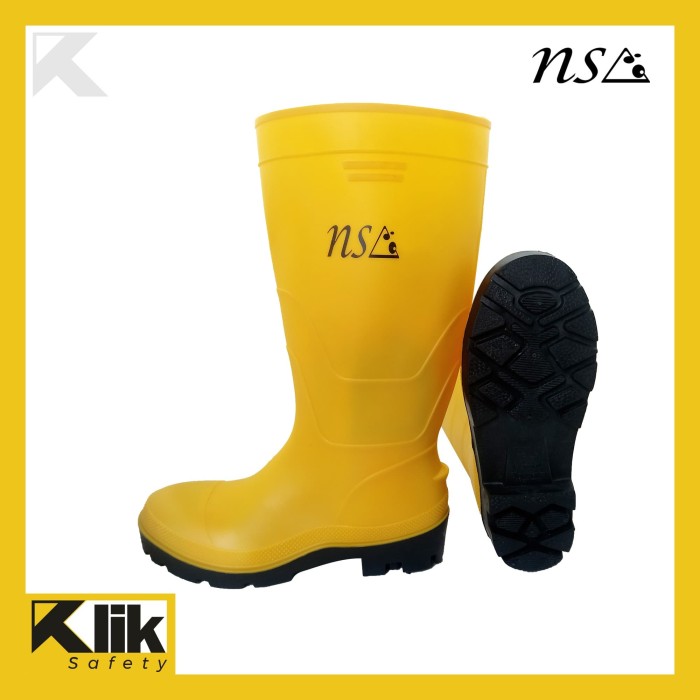 Jual Sepatu  Kerja Safety Proyek Murah Karet  PVC Boot  