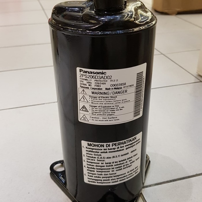 Jual KOMPRESOR / COMPRESSOR AC PANASONIC 1.5 PK / 11/2 PK TYPE 2PS206 Jakarta Barat ALL