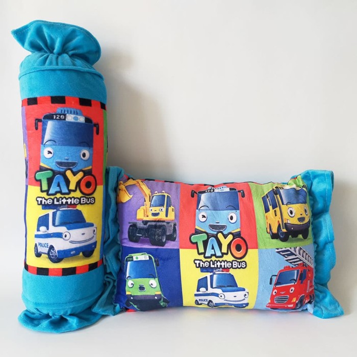 Jual Bantal  Karakter Tayo and Friends Set Bantal  Guling 