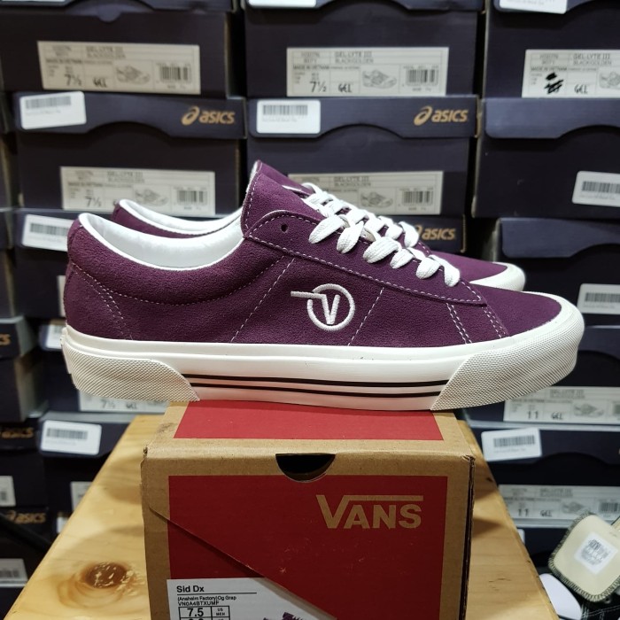 vans sid dx purple