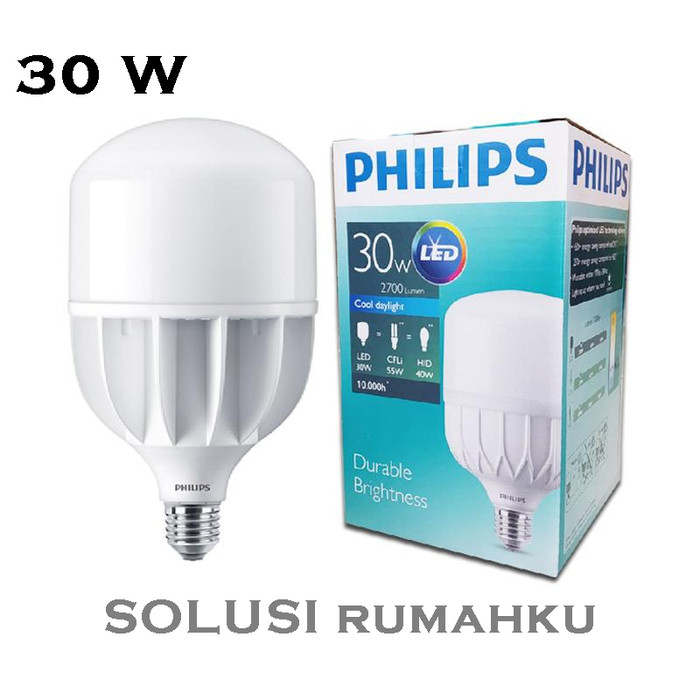 Jual LAMPU  PHILIPS  LED  BULB 30W PUTIH 30  W  WATT  BOHLAM 