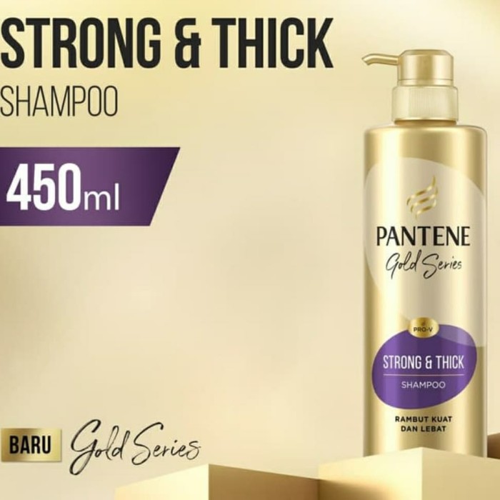 Jual Pantene Shampoo Gold Series Strong & Thick 450ml Jakarta Barat