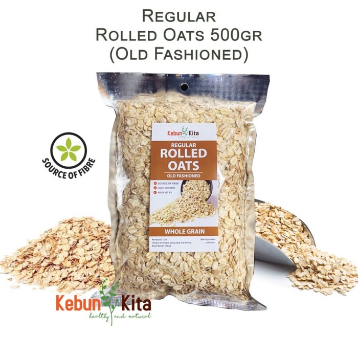 Jual Oatmeal 500gr ( Reguler Rolled Oat Meal ) Jakarta Utara Kebun