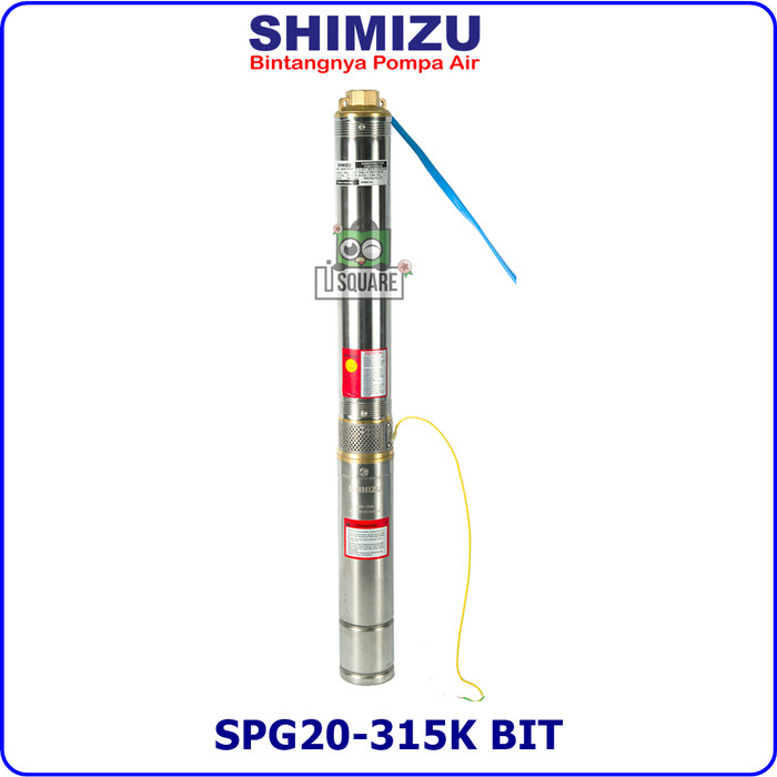 Jual POMPA SATELIT SHIMIZU / SUBMERSIBLE PUMP SPG20-315K BIT (0.5 HP