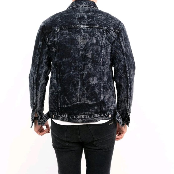 jaket jeans black