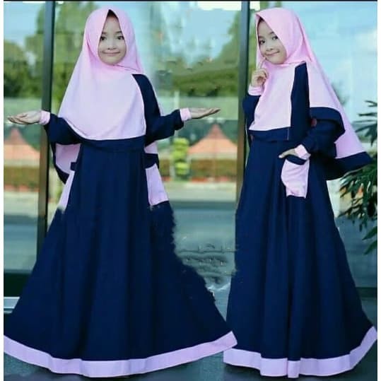 Jual Baju Muslim Anak  Perempuan Murah Gamis  Anak  Rumana 