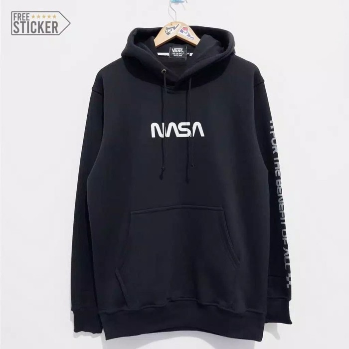 vans nasa hoodie black