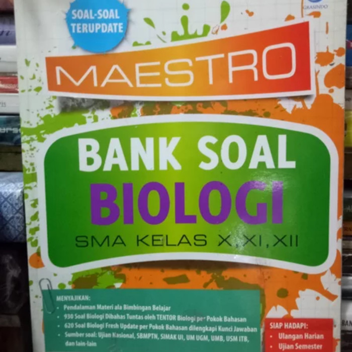 Bank Soal Biology Um - Guru Sekolah