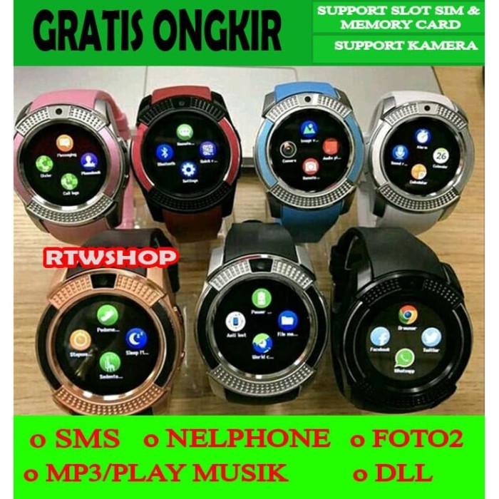 Jual JAM TANGAN UNIK COGNOS SMARTWATCH U8 DELTA SIM CARD