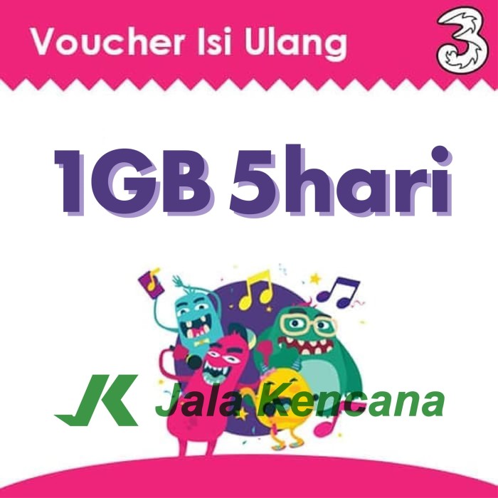 Jual ECERAN Voucher Tri Mini Kewl 1gb 5hari Lokal Semarang ...