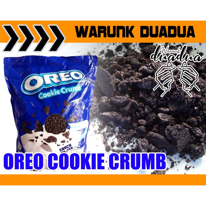 Jual Oreo Cookie Crumb Original 1 Kg Hancur Diced Remuk Kasar Mondelez Kota Pekanbaru Warunk Duadua Tokopedia
