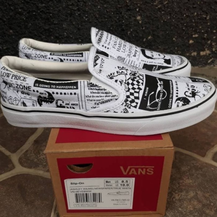vans newspaper shoes