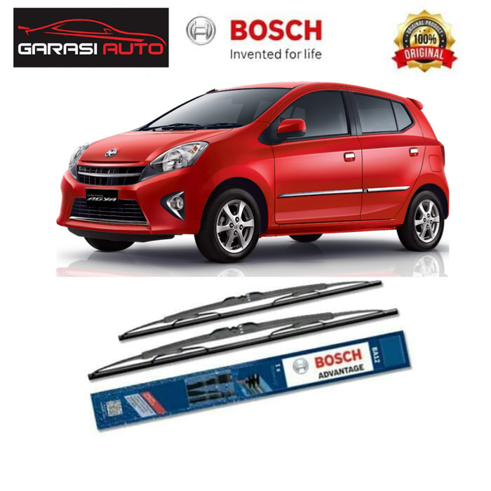 Jual Wiper Kaca Depan Mobil Agya Ayla Original Bosch Advantage 2pcs KnKr Jakarta Utara