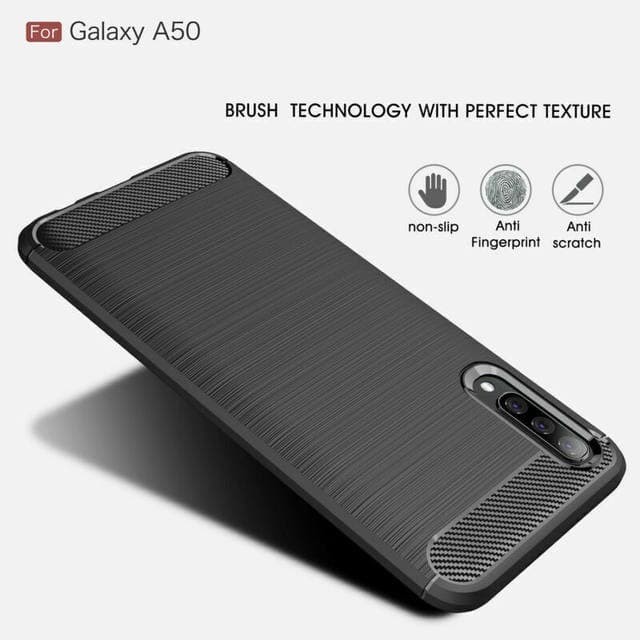 Jual Samsung A50s / A50 Soft Case Brushed Carbon Anti