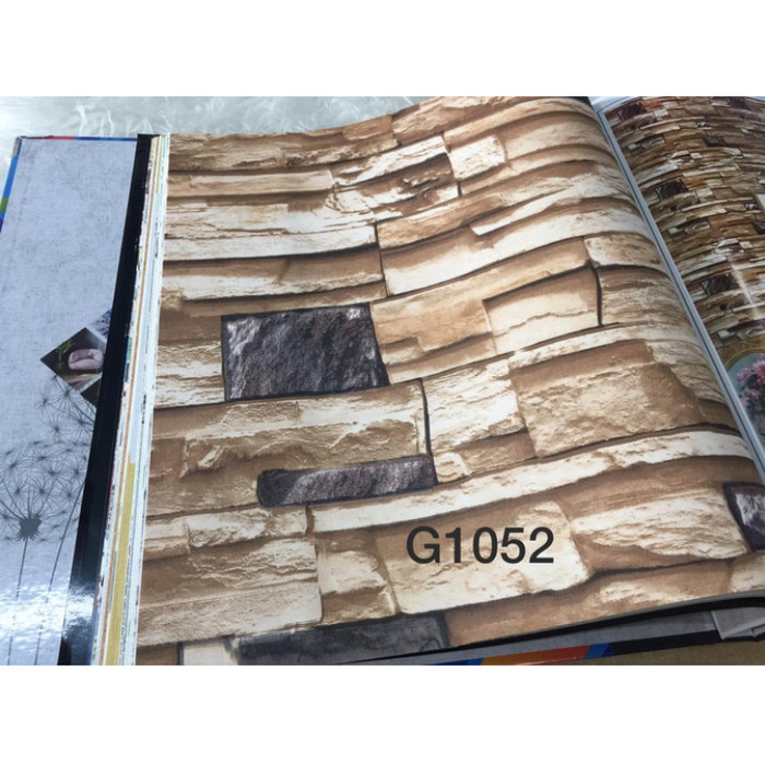 Jual Wallpaper Dinding Motif Batu Bata Alam 3D Korea Jual Wallpaper Dinding Motif Batu Bata Alam 3D Korea