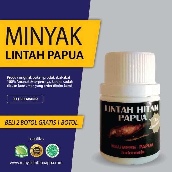 Jual Obat Pembesar Penis Pria Permanen Minyak Lintah Papua Asli Kab Demak Herbalwiroso Tokopedia