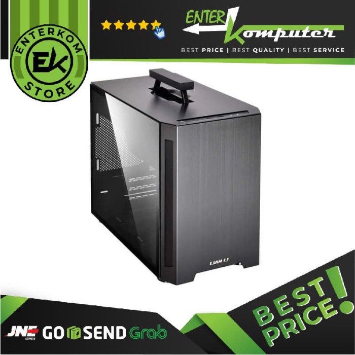 Lian-Li PC-TU150WX Aluminium Mini-ITX Case - Black Window