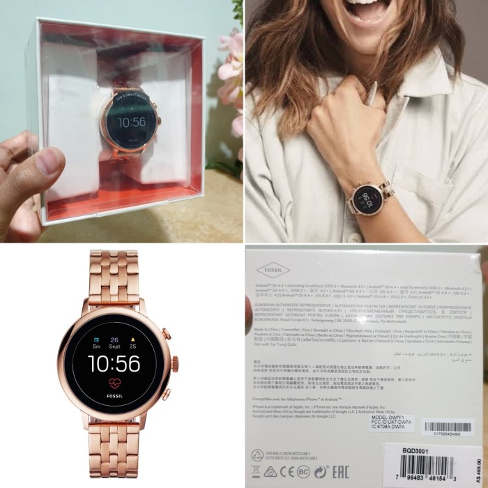 fossil watch gen 4 rose gold