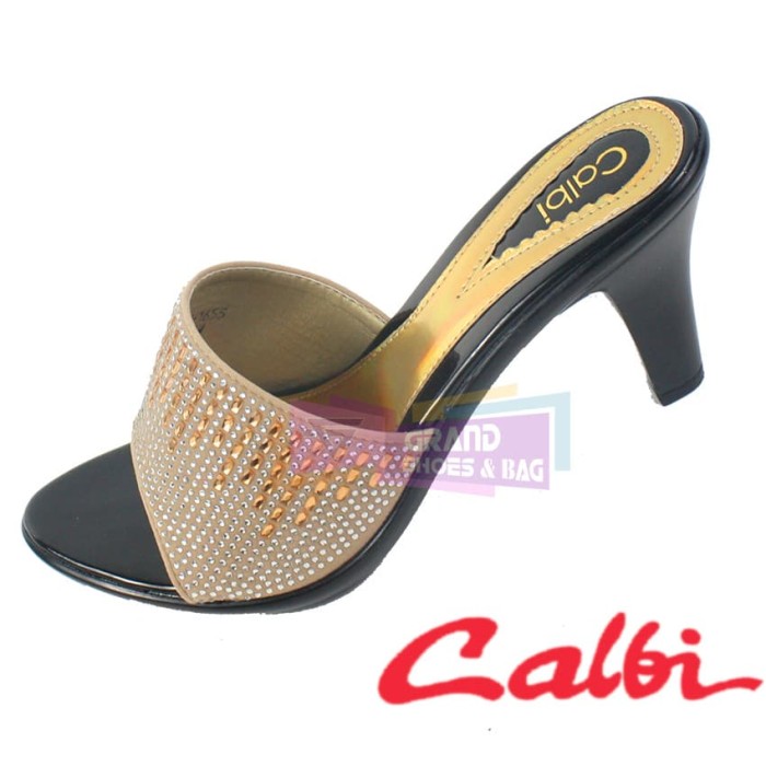 Jual CALBI  BBEA 1455 KREM HITAM CREAM BLACK SANDAL  PESTA  