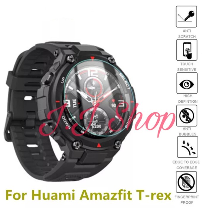 Foto Produk Tempered Glass Anti Gores Kaca Xiaomi Huami Amazfit T Rex Trex T Rex dari Logam Mulia Termurah