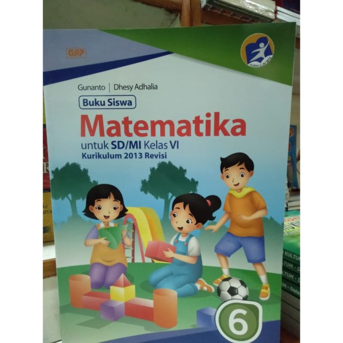 Jual Buku Matematika Kelas 6 Sd Mi Kurikulum 2013 Kelas 6 Gap Erlangga Kota Semarang Duta Buku Pelajaran Umum Tokopedia