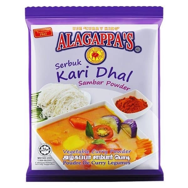 Jual ALAGAPPA'S SAMBAR POWDER & VEGETABLE CURRY POWDER 100gram