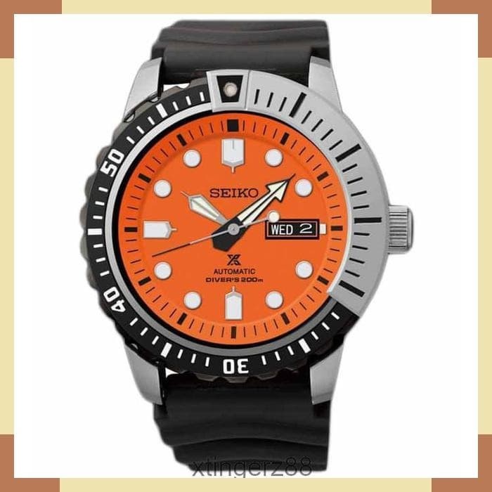 seiko divers orange