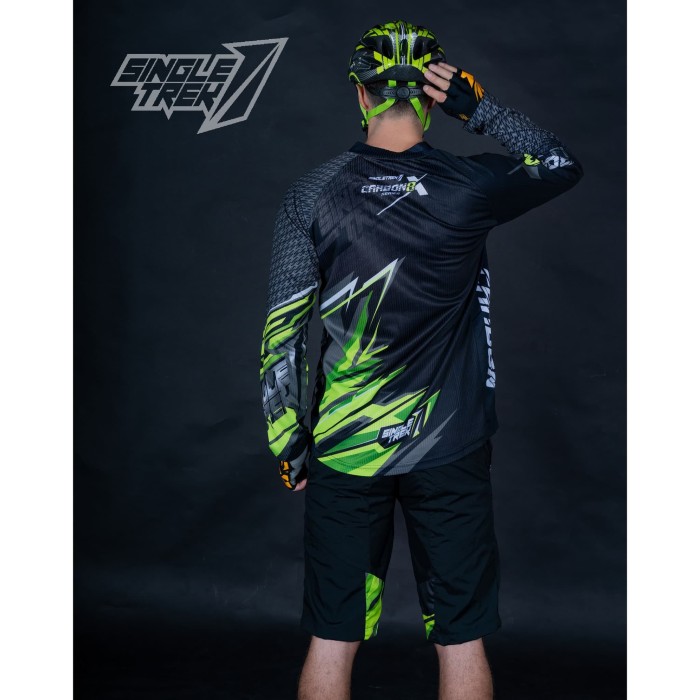 Jual Jersey  sepeda  STR Carbon XC Sleting SET dijamin 