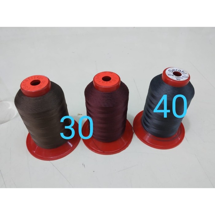 Jual BENANG  SERAFIL UK 30 WARNA  COKLAT  MERAH MAROON UK 