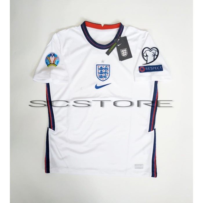 Jual Jersey Sepakbola Inggris England Home FULL PATCH Euro ...