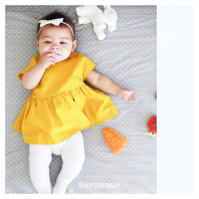 baby girl yellow dress