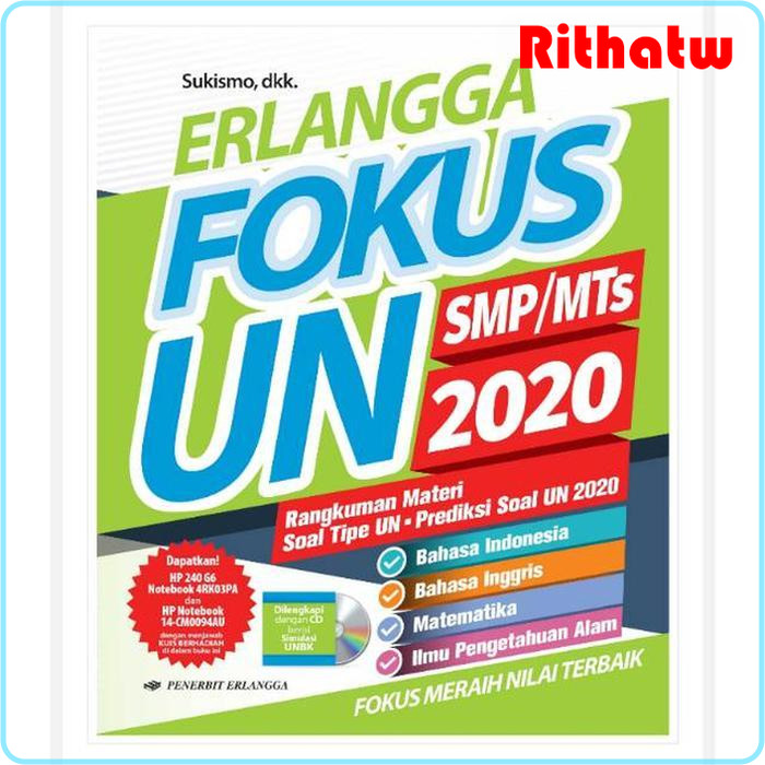 Jual Promo Buku Erlangga Fokus Un Smp Mts 2020 Kunci Jawaban Cd 100 Jakarta Barat Rithatw Tokopedia