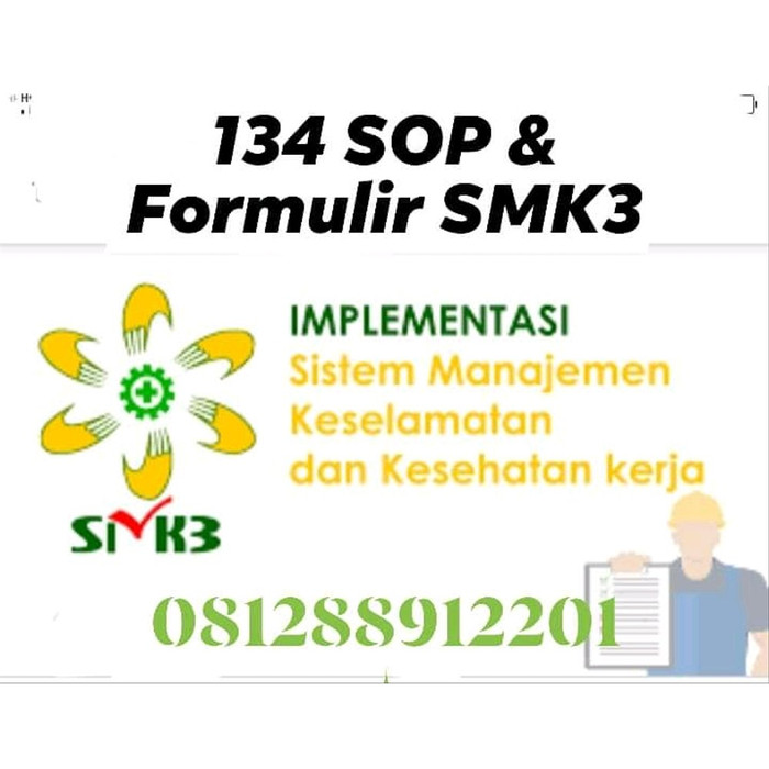 Jual Sop Smk3 Prosedur Dan Formulir Safety Jakarta Barat Adela Shoop12 Tokopedia