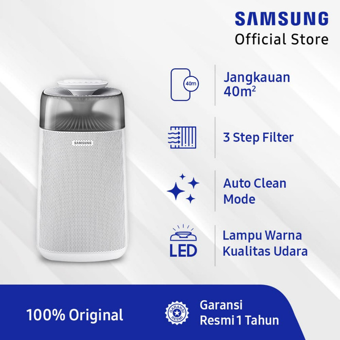 Jual Samsung Air Purifier AX40R3030WM [40 m2] Garansi Resmi Jakarta Timur Fajar
