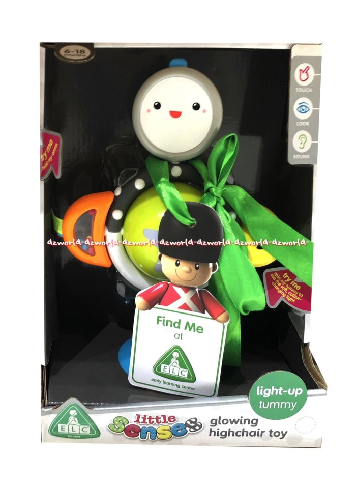 little senses glowing highchair toy