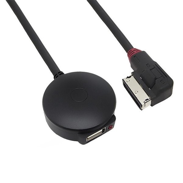 Adaptateur AMI MMI AUX Media Music Interface AMI Compatible pour Mercedes Benz C/âble spiral/é pour iPhone XS XS Max XR 8 7 6S Plus