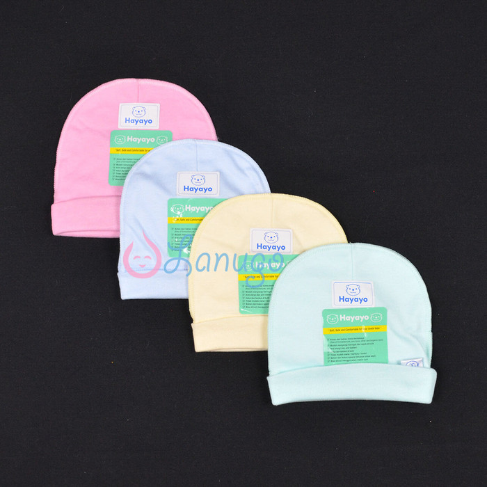 Jual HAYAYO 1 Pcs Topi Bulat  Bayi  Baby Warna 0 3M 