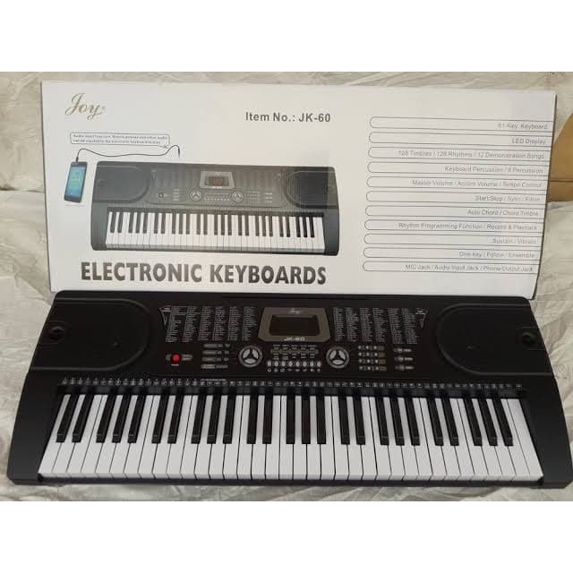 Jual KEYBOARD PIANO ORGAN JOY JK 60 UNTUK PEMULA Jakarta Utara