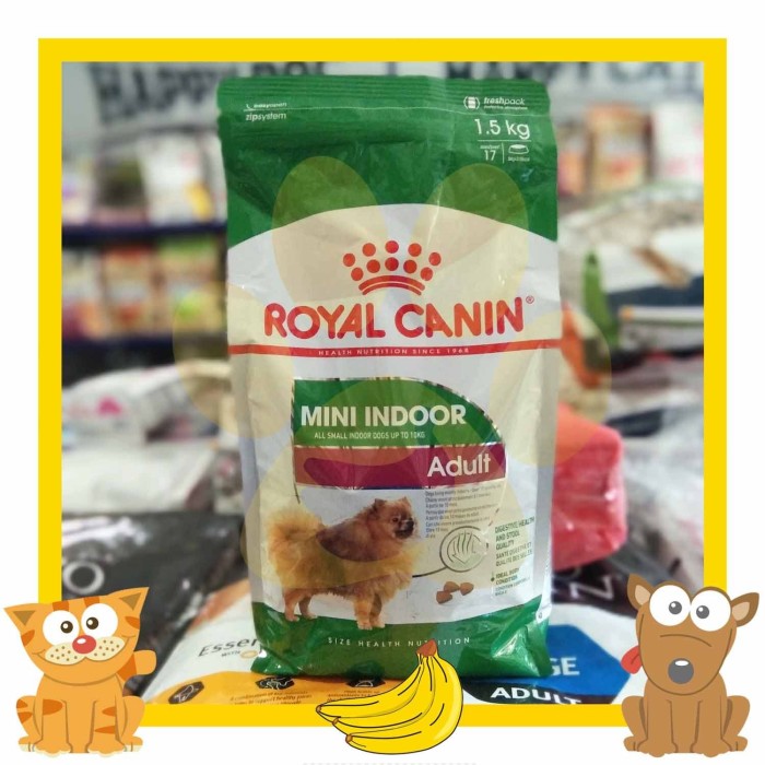 Jual Dog Food Royal Canin Indoor Life Adlt (Mini Indoor Adlt) 1.5 Kg